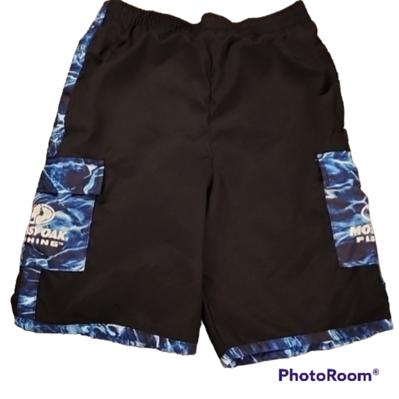 Mossy Oak med NWT Fishing short lined swim elastic drawstring med - Picture 13 of 14